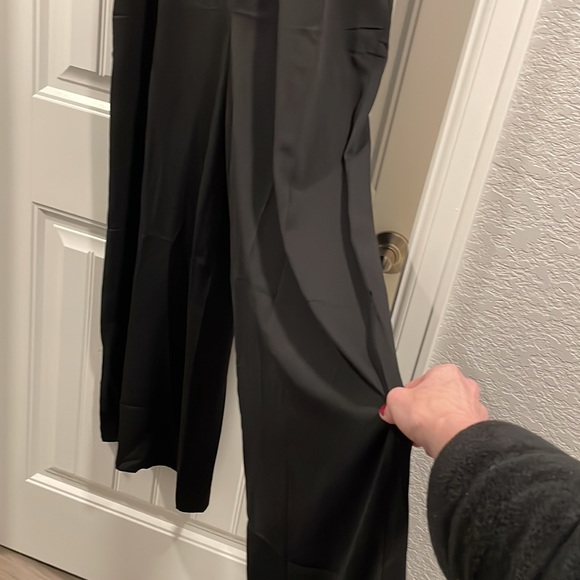 Adorable pantsuit jumper 3/4 sleeve wide leg tortoise shell buttons Sz M 💋🕶 - Picture 3 of 5